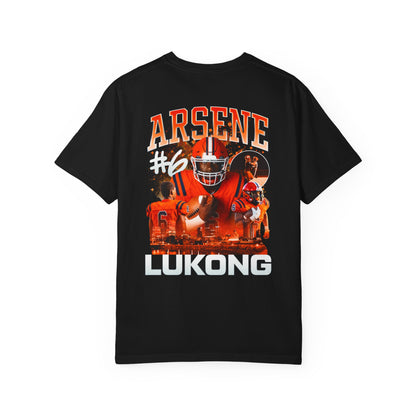 Arsene Lukong Logo Front & Back Premium Tee