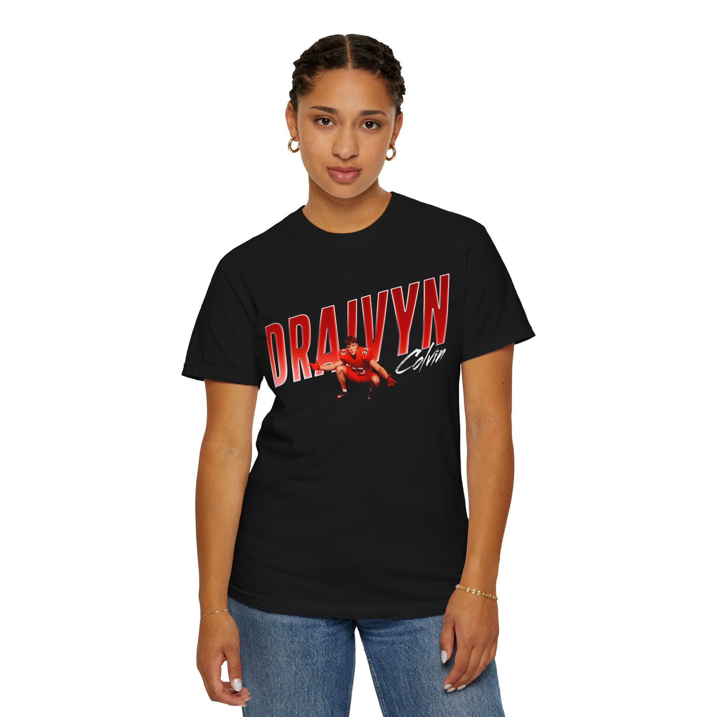 Draivyn Colvin Cursive Combo Colored Premium Tee