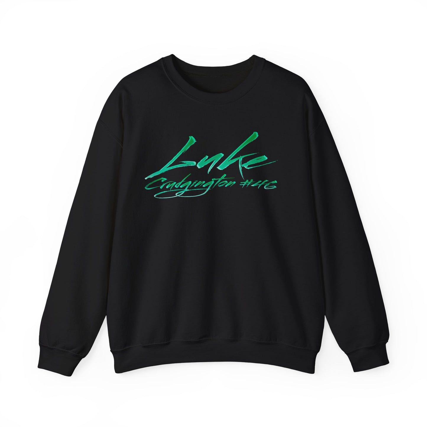 Luke Crudgington Cursive Name & Number Crewneck Sweatshirt