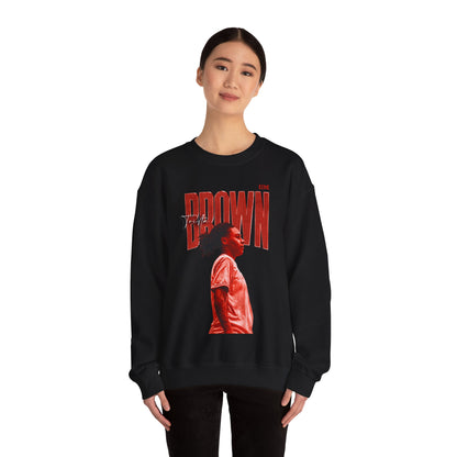 Trista Brown Faded Glory Crewneck Sweatshirt