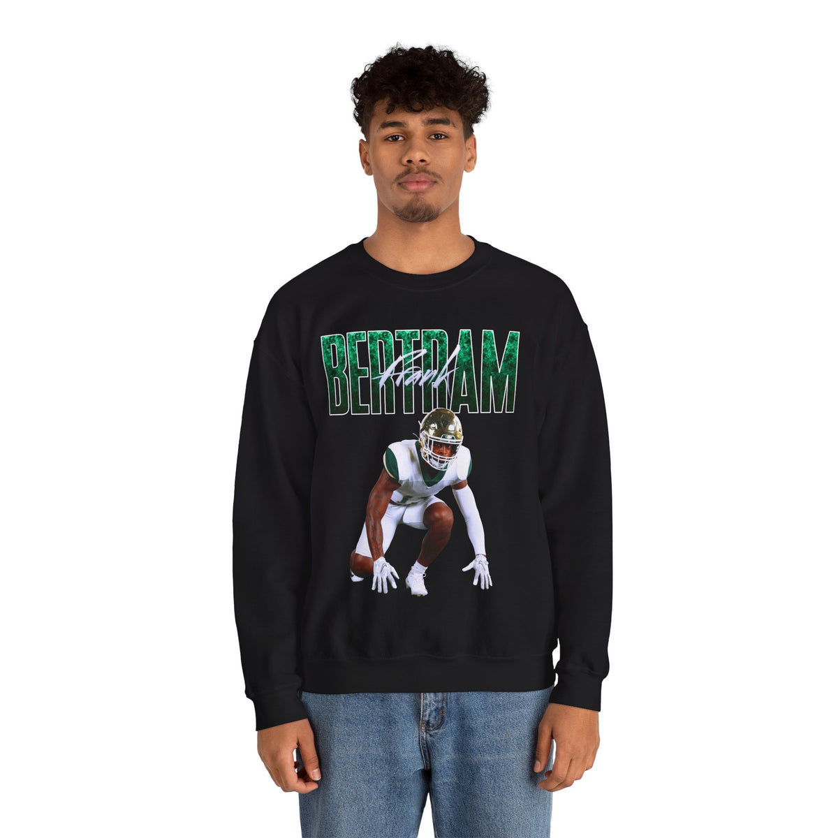 Frank Bertram Curved Combo Colored Crewneck Sweatshirt