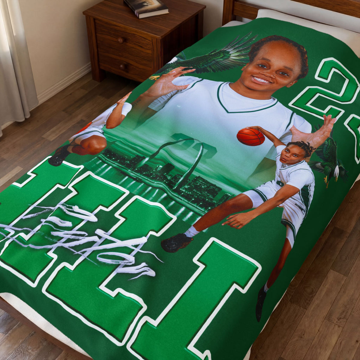 Peyton Hill 60"-80" Plush Blanket