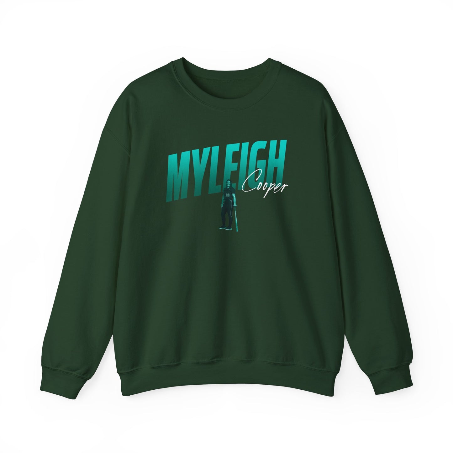 Myleigh Cooper Cursive Combo Colored Crewneck Sweatshirt