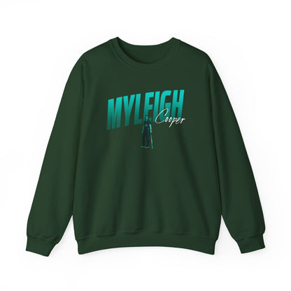 Myleigh Cooper Cursive Combo Colored Crewneck Sweatshirt