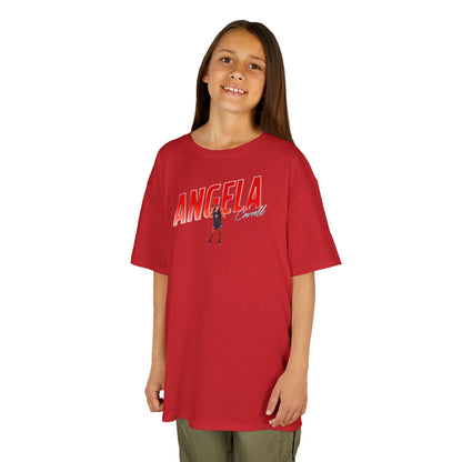 Angela Carroll Cursive Combo Colored Kids Tee
