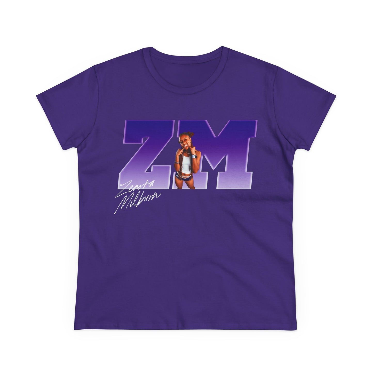 Zearra Milburn Big Initials Women's Tee