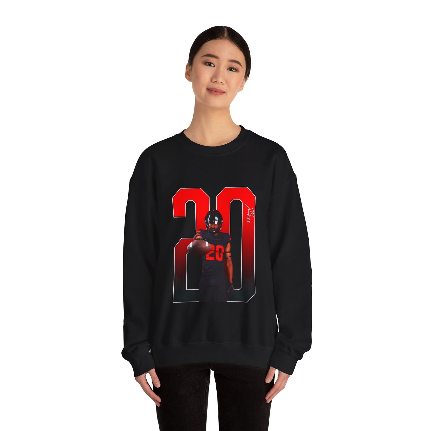 Malik Ross Player Icon Number Crewneck Sweatshirt