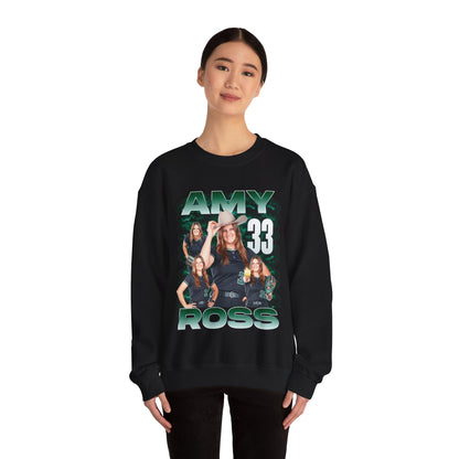 Amy Ross Single Color Combo Crewneck Sweatshirt