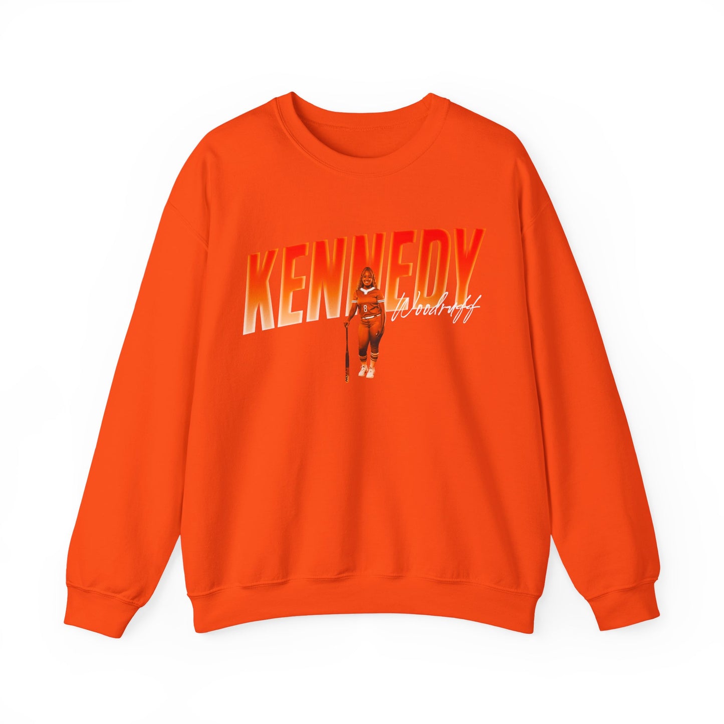 Kennedy Woodruff Cursive Combo Colored Crewneck Sweatshirt