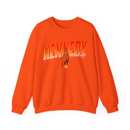 Kennedy Woodruff Cursive Combo Colored Crewneck Sweatshirt