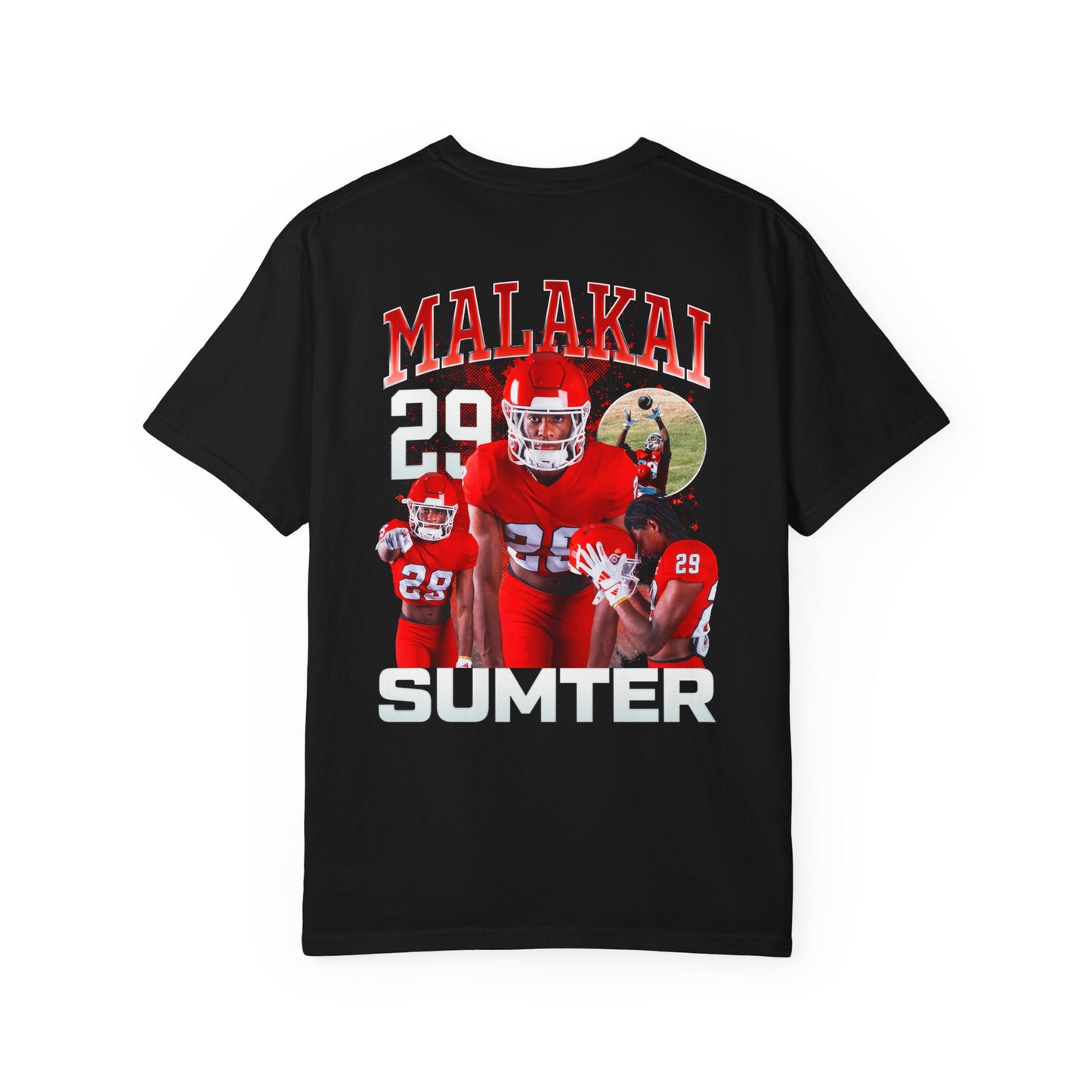 Malakai Sumter Logo Front & Back Premium Tee