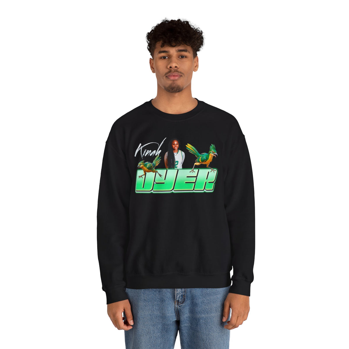 Kinah Dyer Big Last Name Crewneck Sweatshirt