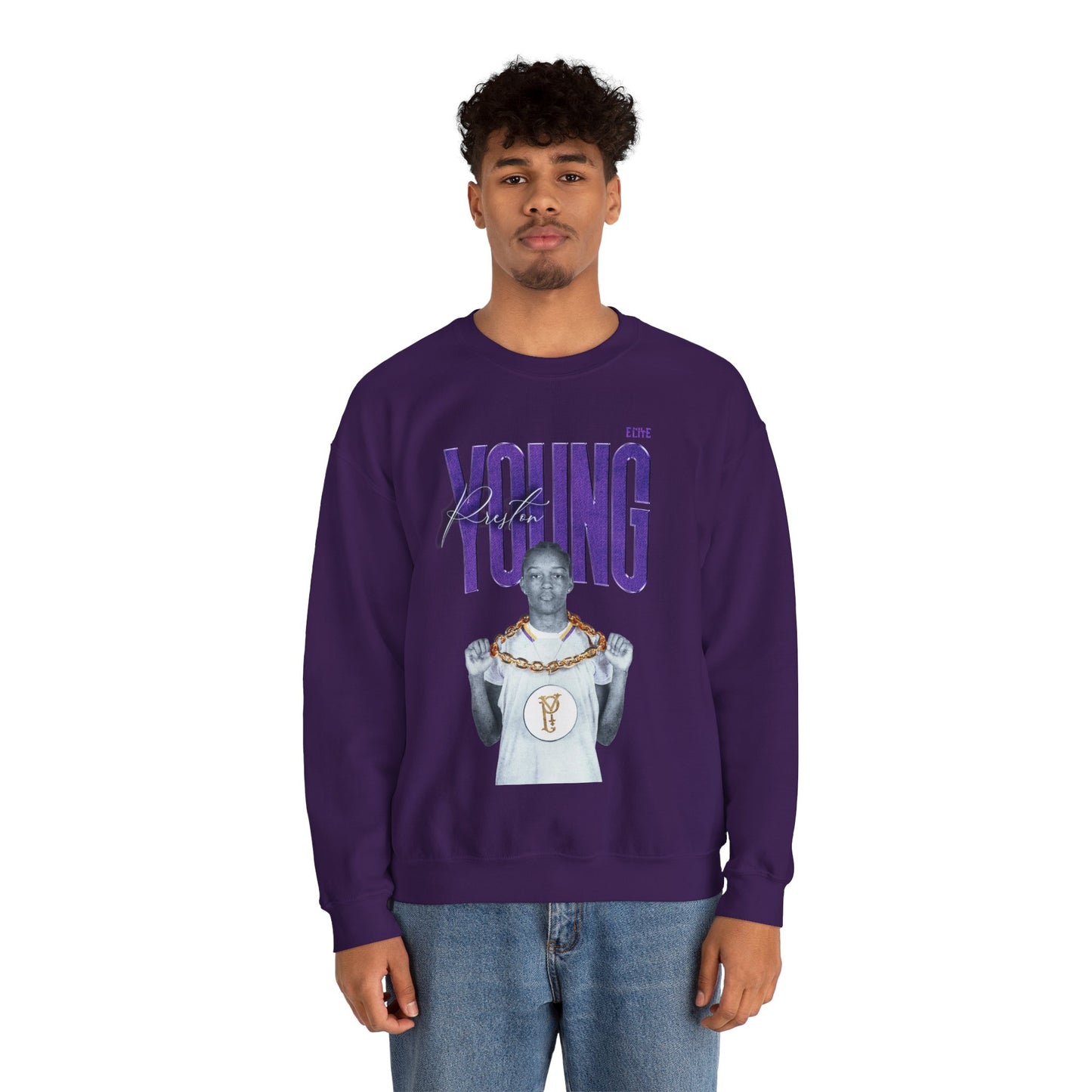 Preston Young Faded Glory Crewneck Sweatshirt