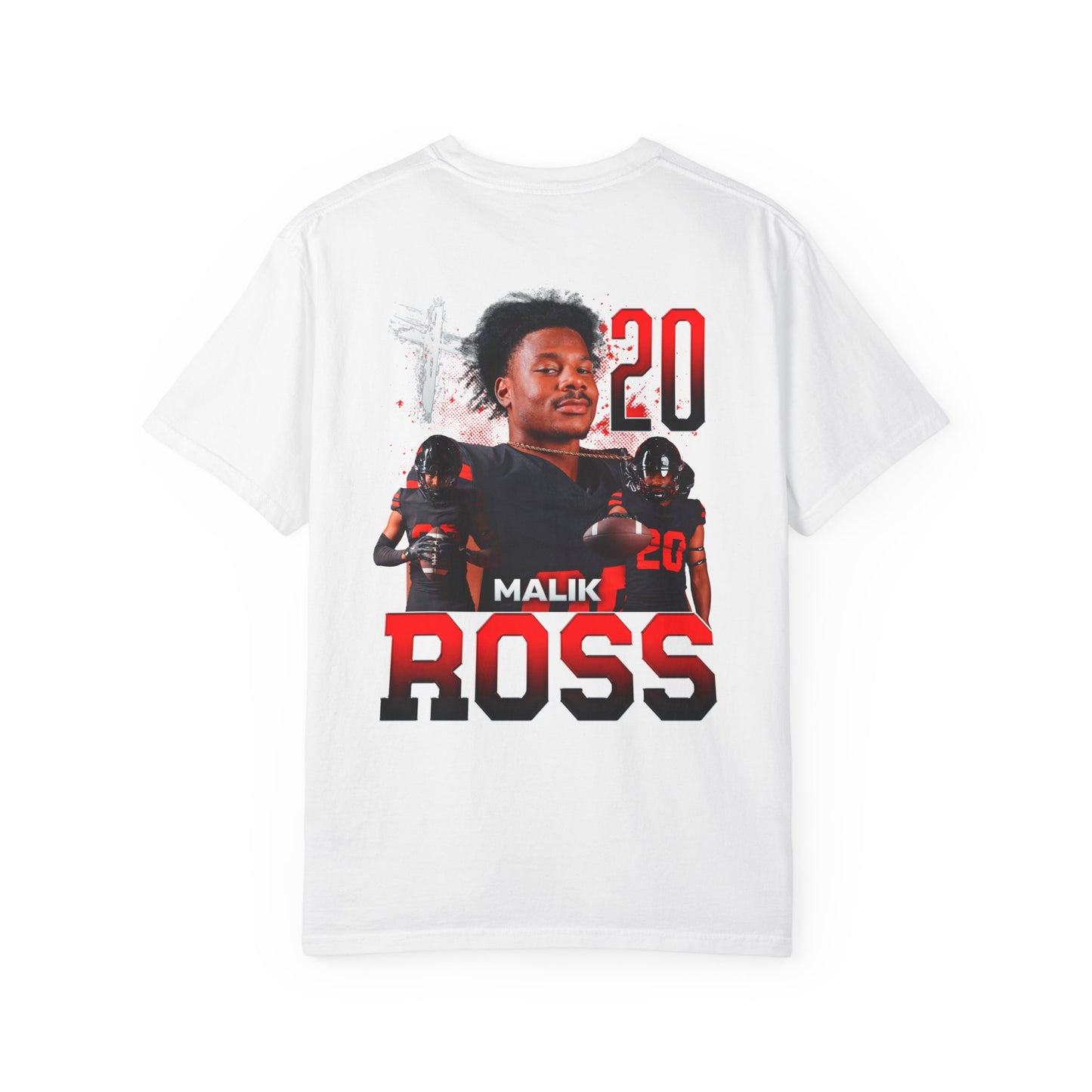 Malik Ross Logo Front & Back Premium Tee