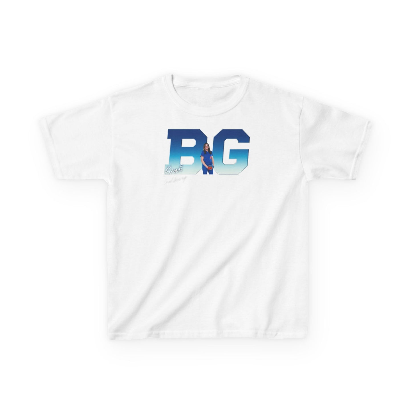 Bradi Gallaway Big Initials Kids Tee
