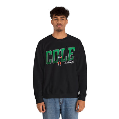 Cole Goldsworthy Cursive Combo Colored Crewneck Sweatshirt