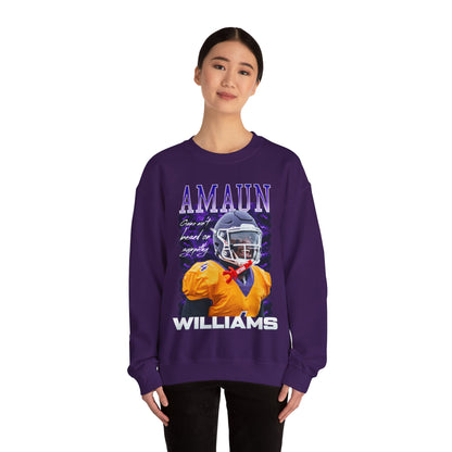 Amaun Williams Featured Quote Crewneck Sweatshirt