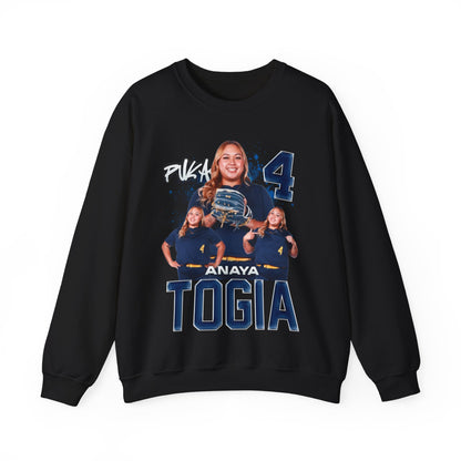 Anaya Togia Name & Number Ombre Crewneck Sweatshirt