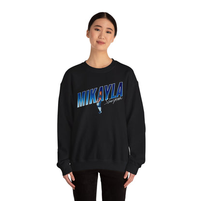 Mikayla Simpson Cursive Combo Crewneck Sweatshirt