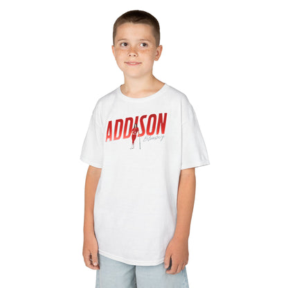 Addison Blomberg Cursive Combo Kids Tee