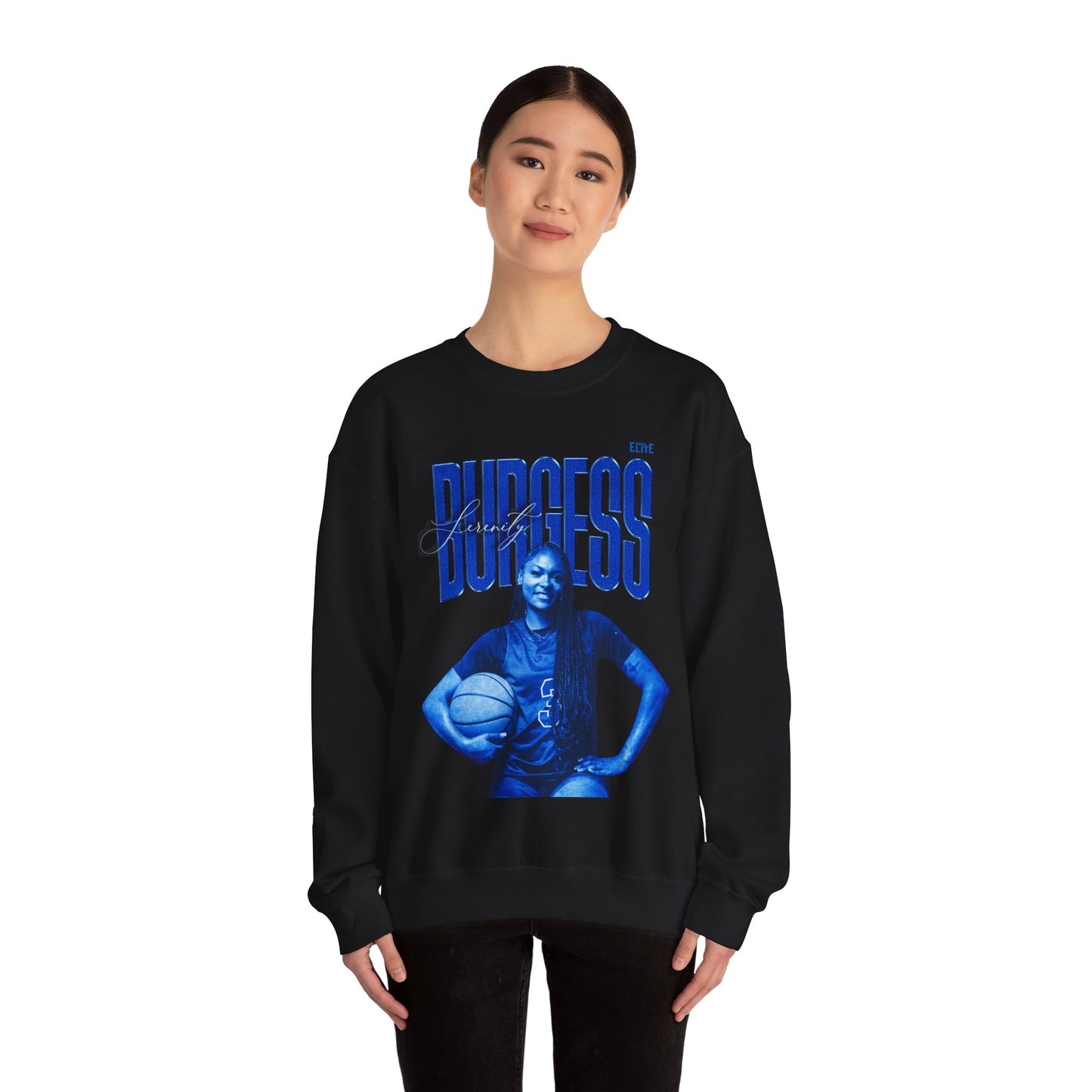 Serenity Burgess Faded Glory Crewneck Sweatshirt