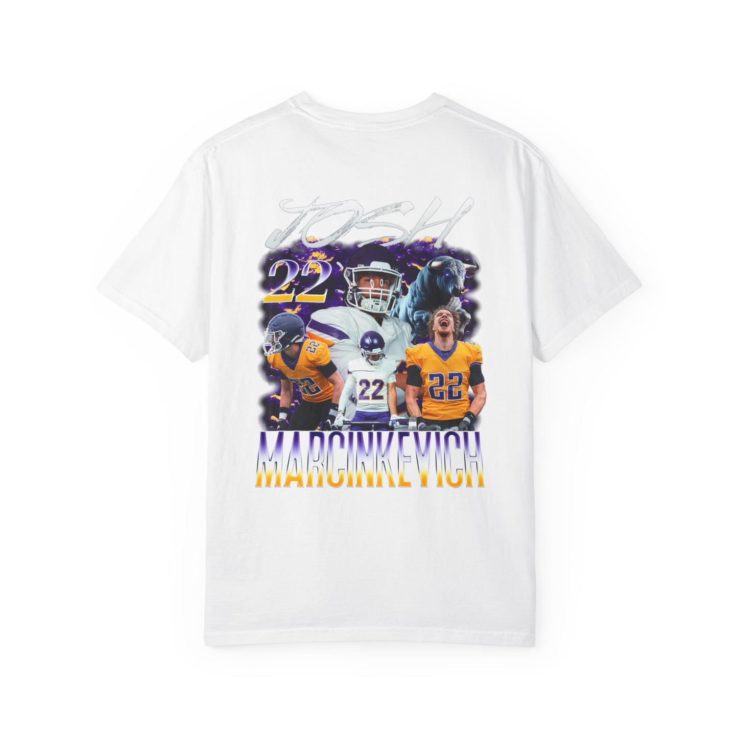 Josh Marcinkevich Logo Front & Back Premium Tee