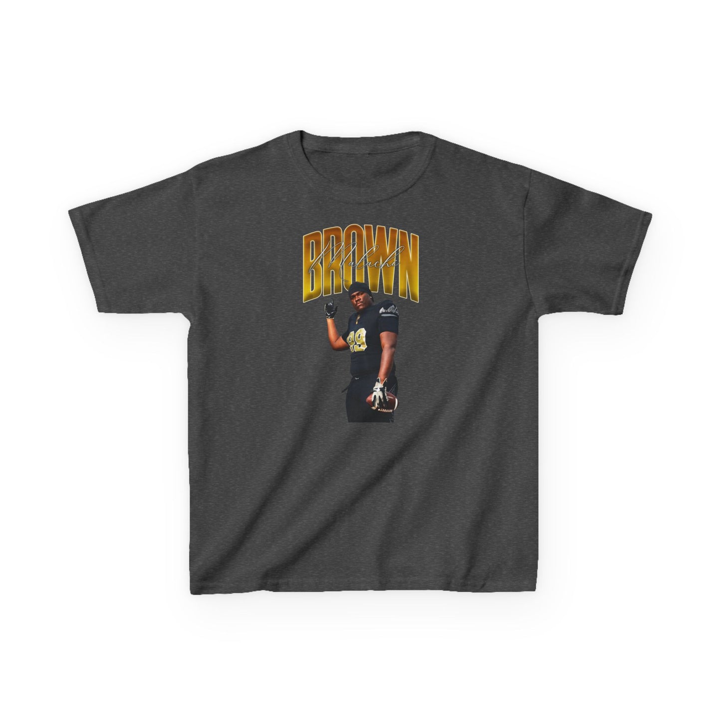 Malachi Brown Curved Combo Kids Tee