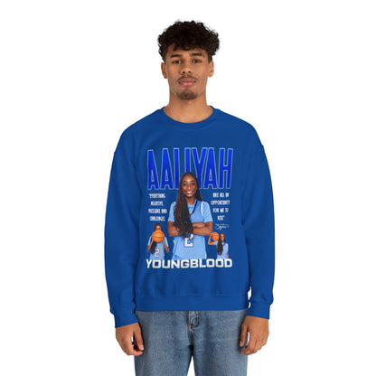 Aaliyah Youngblood Featured Quote Crewneck Sweatshirt