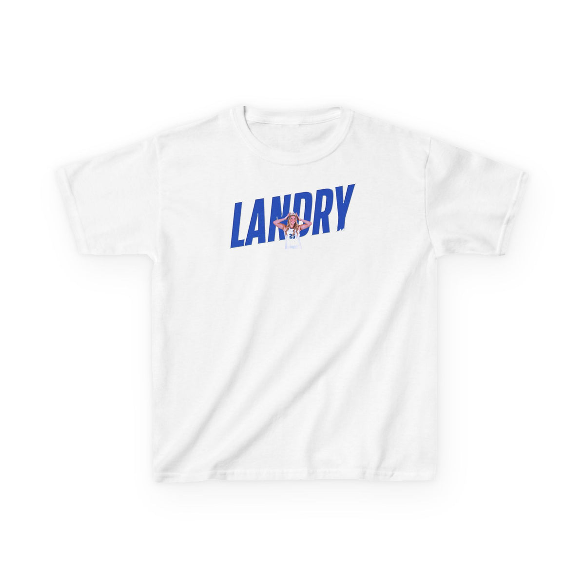 Landry Allen Cursive Combo Colored Kids Tee