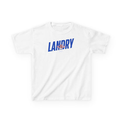 Landry Allen Cursive Combo Colored Kids Tee