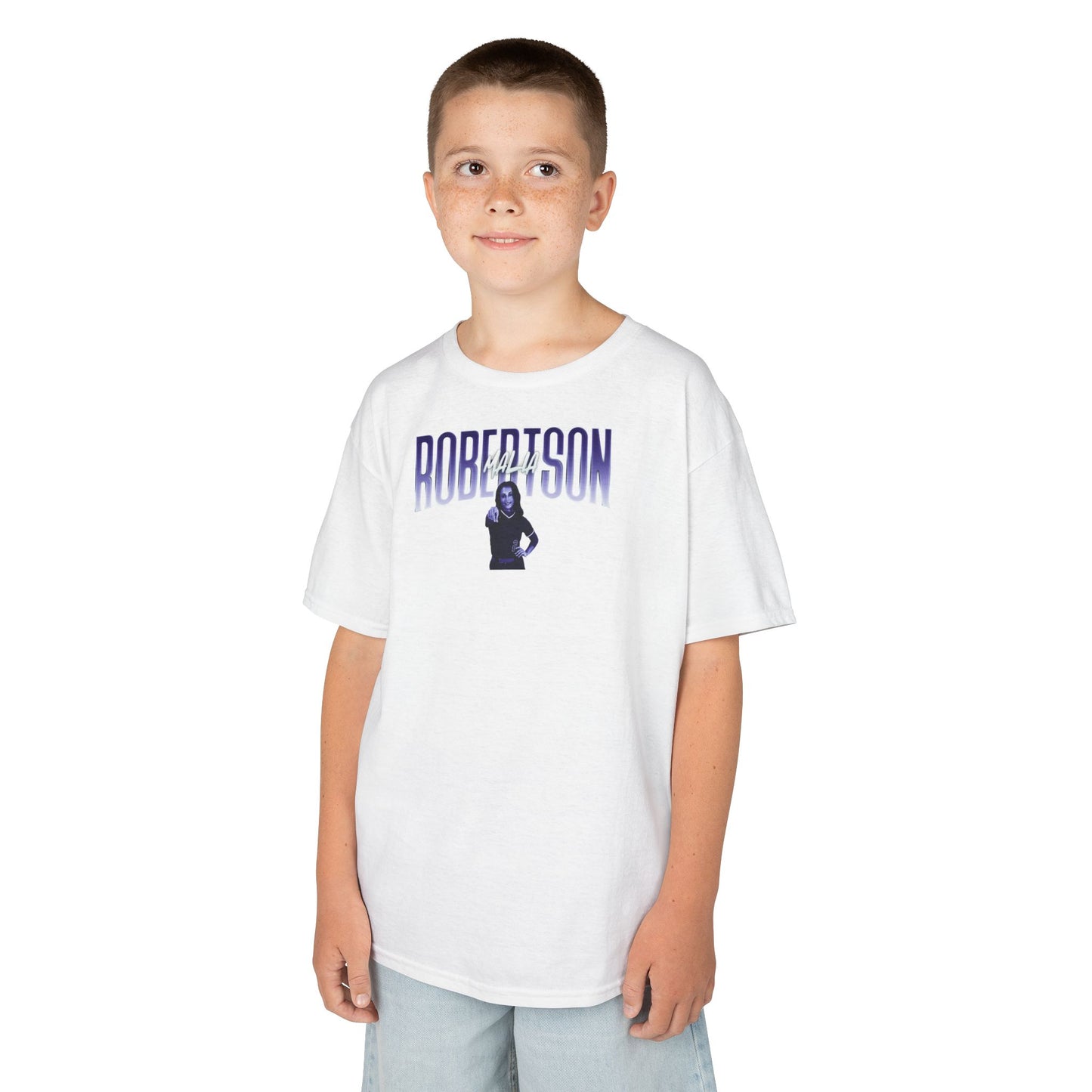 Malia Robertson Curved Combo Colored Kids Tee