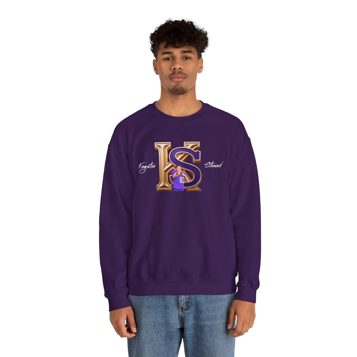 Kingston Steward Featured Logo Crewneck Sweatshirt