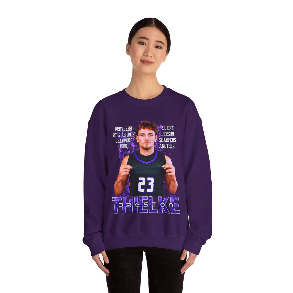Preston Thielke Featured Quote Crewneck Sweatshirt