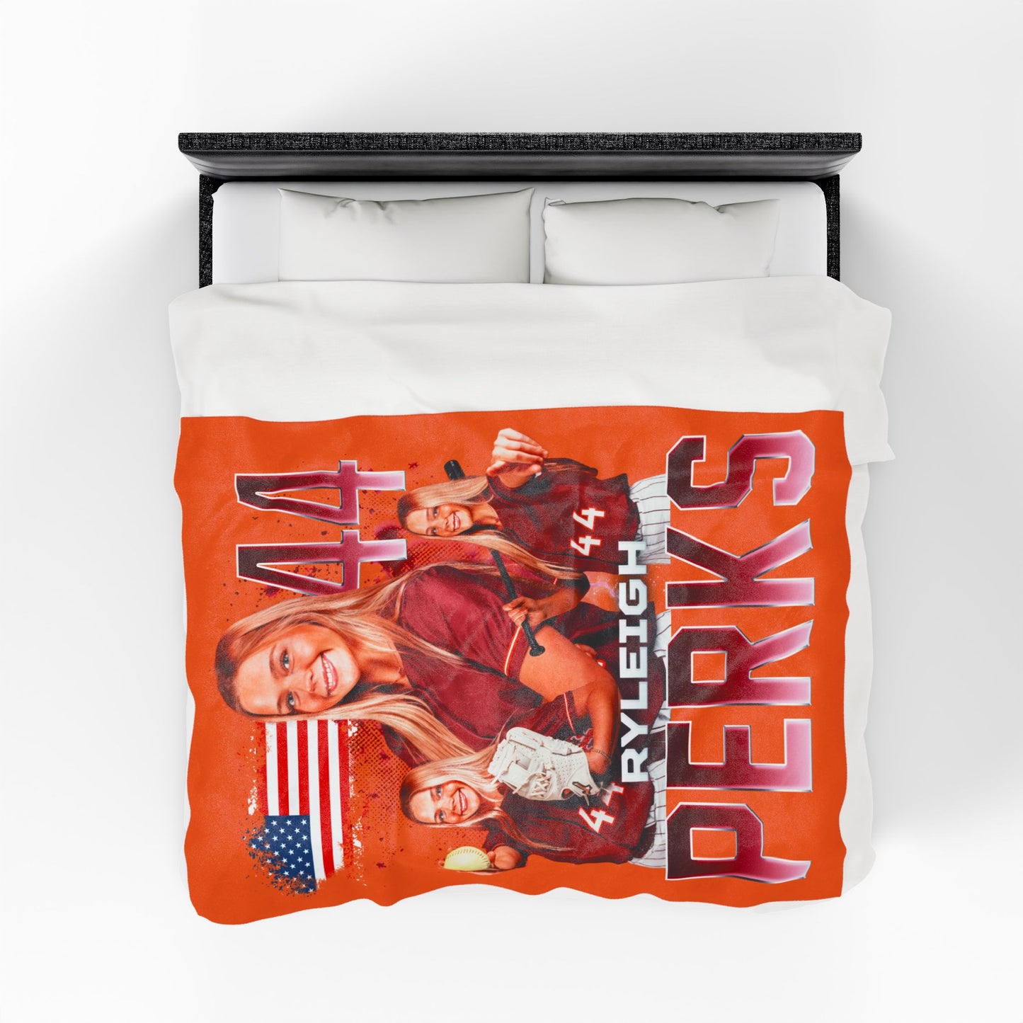 Ryleigh Perks Heritage Pride 60"-80" Plush Blanket