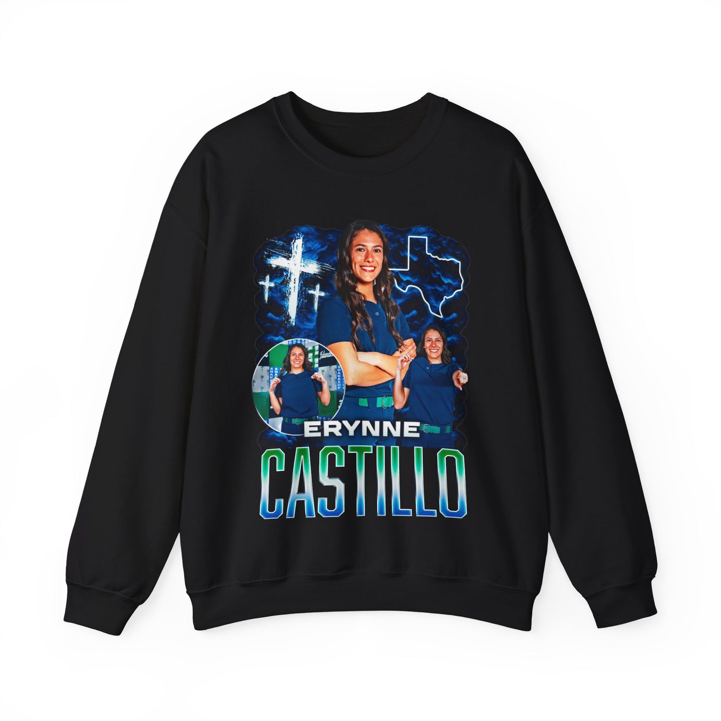 Erynne Castillo Faith Based Crewneck Sweatshirt