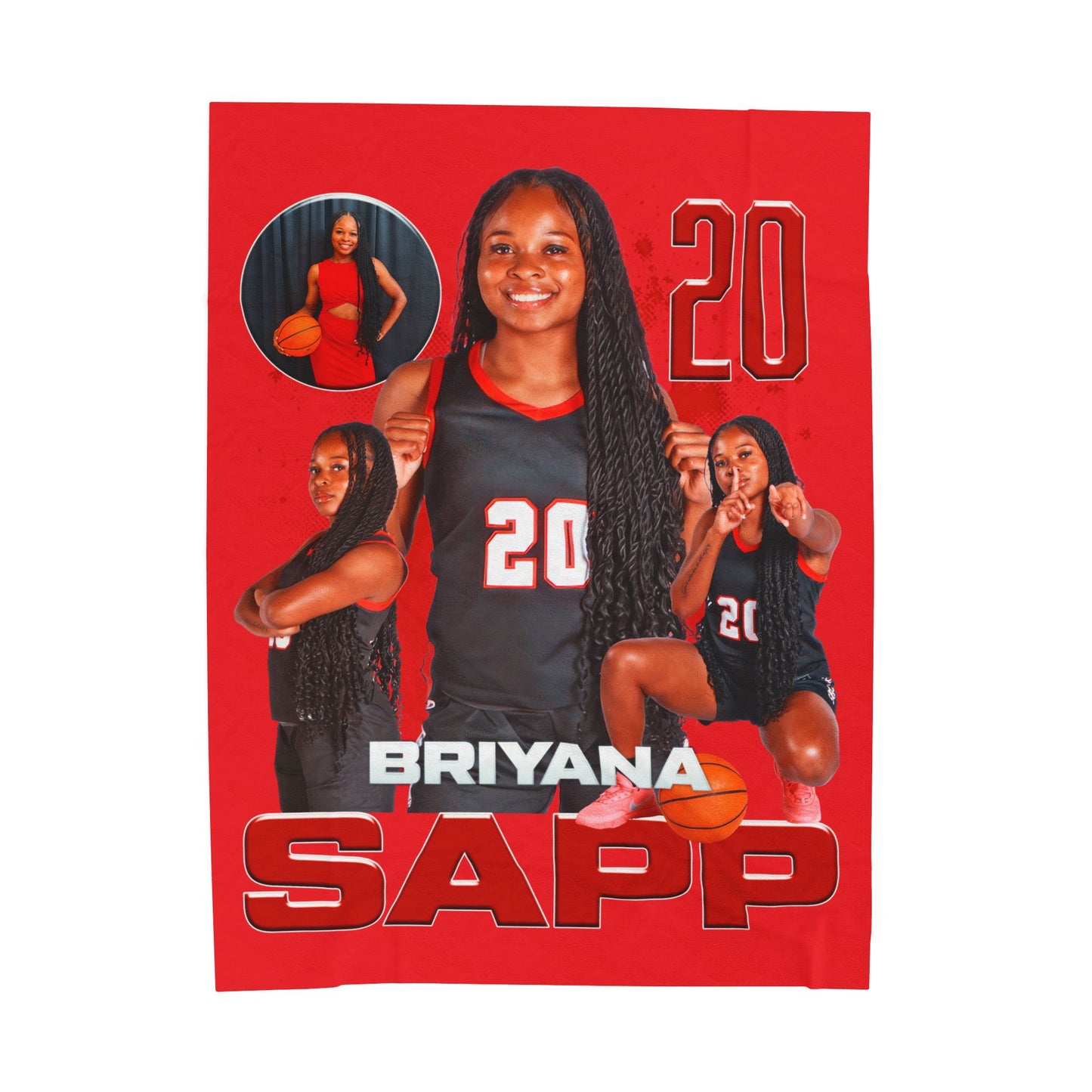 Briyana Sapp 60"-80" Plush Blanket