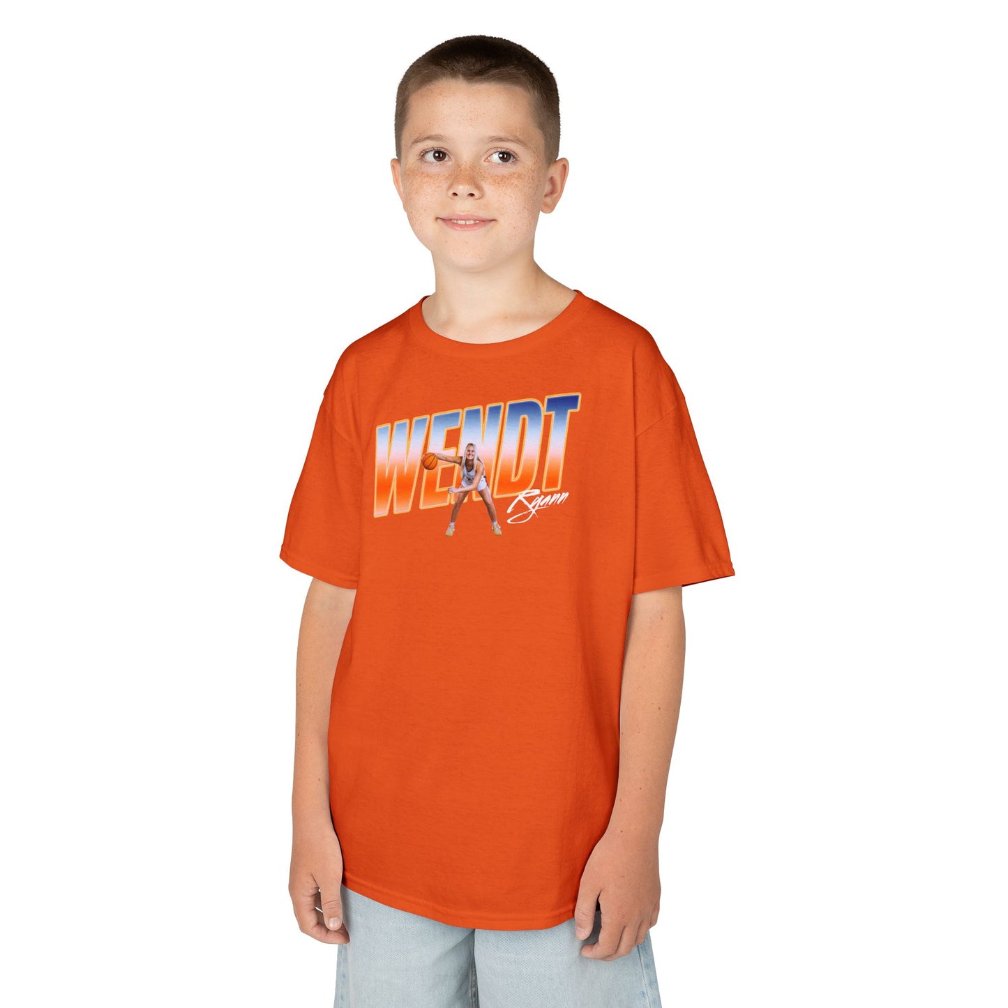 Ryann Wendt Cursive Combo Colored Kids Tee