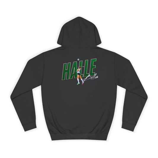 Halle Bills Cursive Combo Colored Premium Hoodie