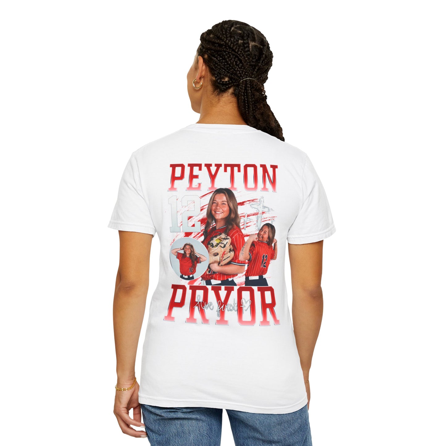 Peyton Pryor Logo Front & Back Premium Tee