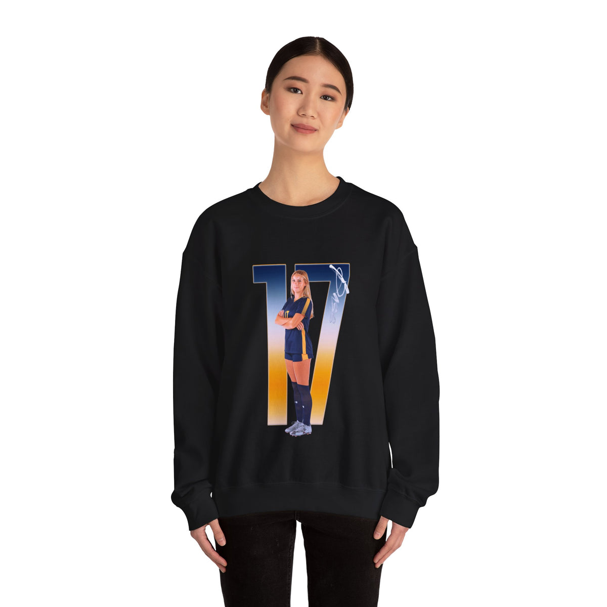 Madi Bass Player Icon Number Crewneck Sweatshirt