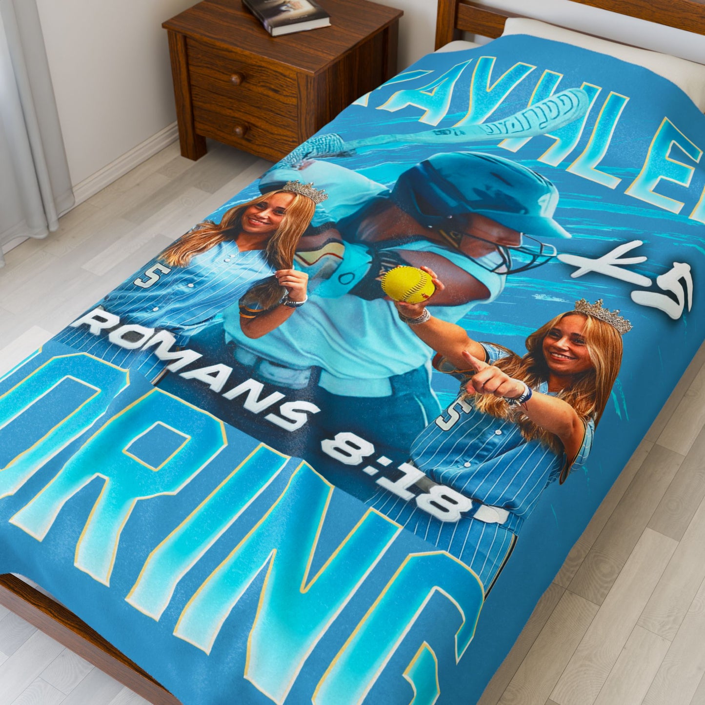 Kayhlen Boring 60"-80" Plush Blanket