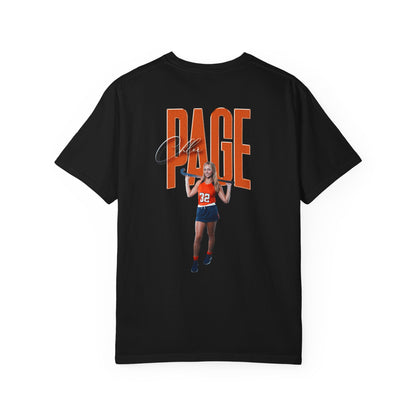 Chloe Page Logo Front & Back Premium Tee