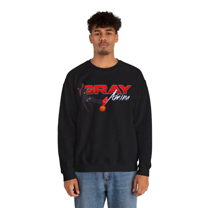 Amina Gray Big Last Name Crewneck Sweatshirt