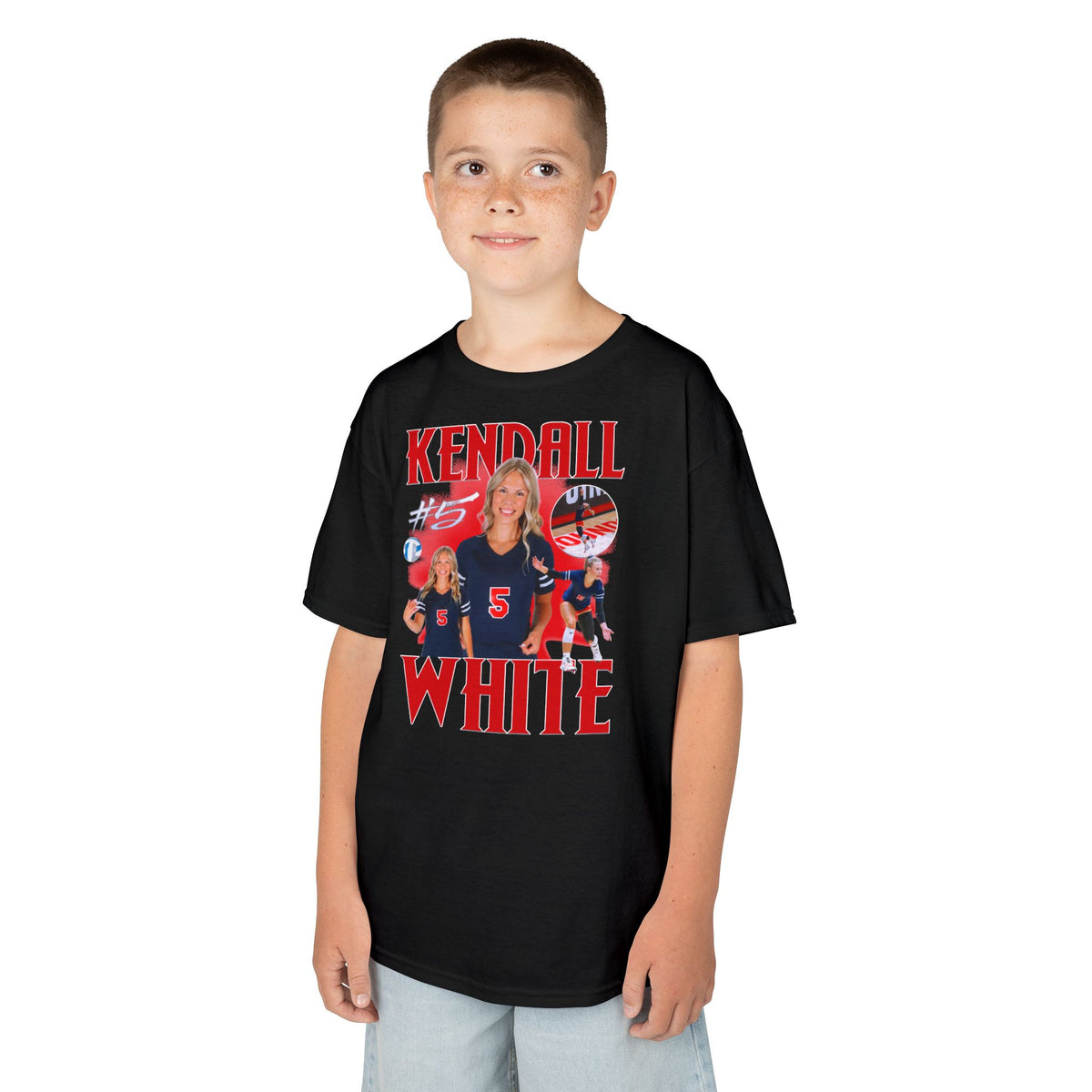 Kendall White Kids Tee
