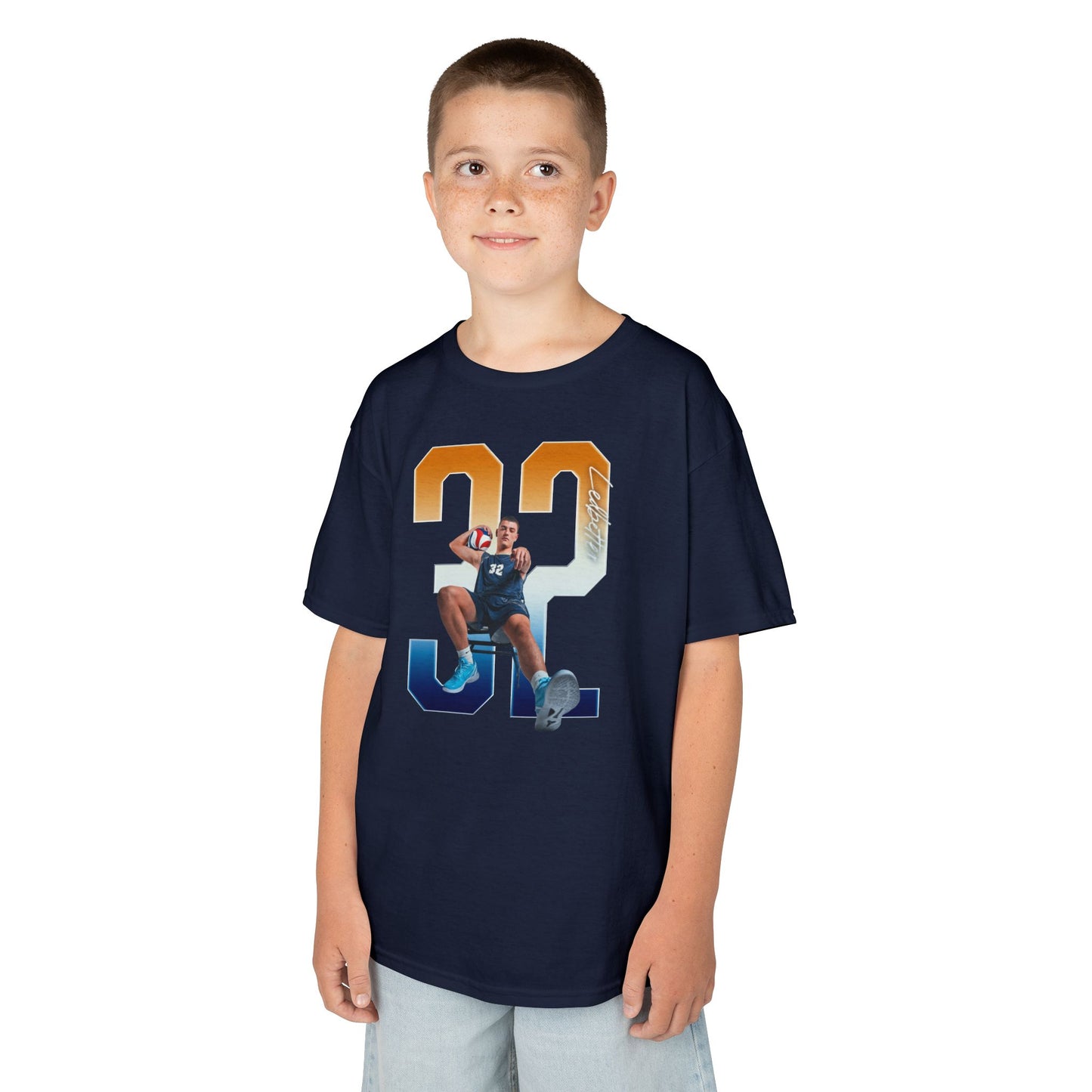 Blu Ledbetter Player Icon Number Kids Tee
