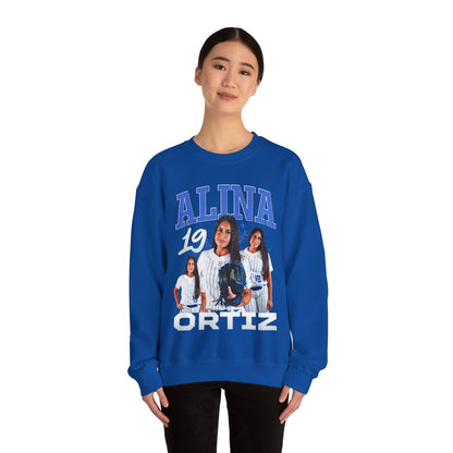 Alina Ortiz First Name Highlight Crewneck Sweatshirt