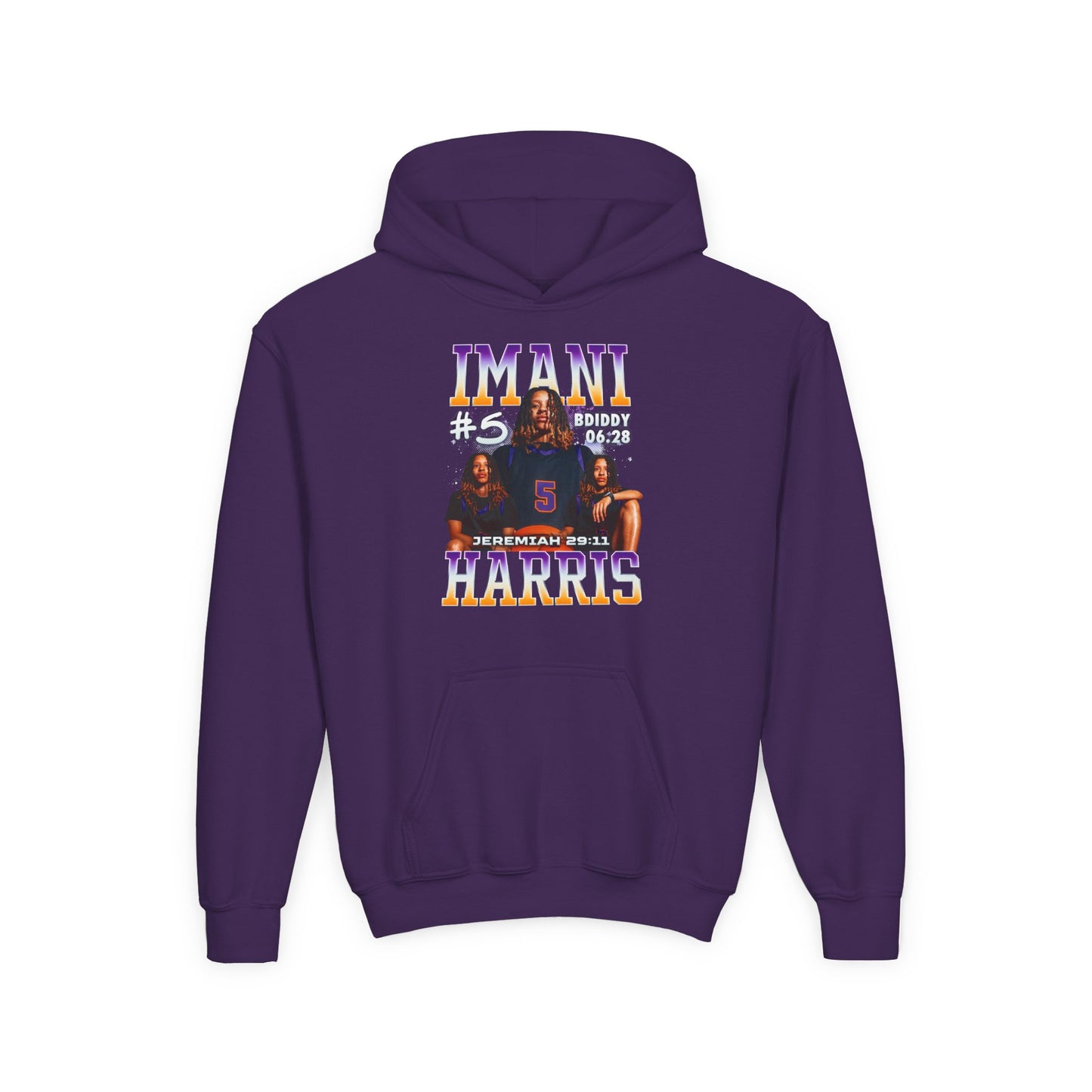 Imani Harris Kids Hoodie