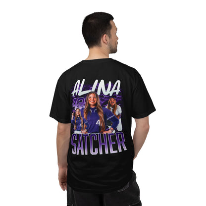 Alina Satcher Logo Front & Back Premium Tee