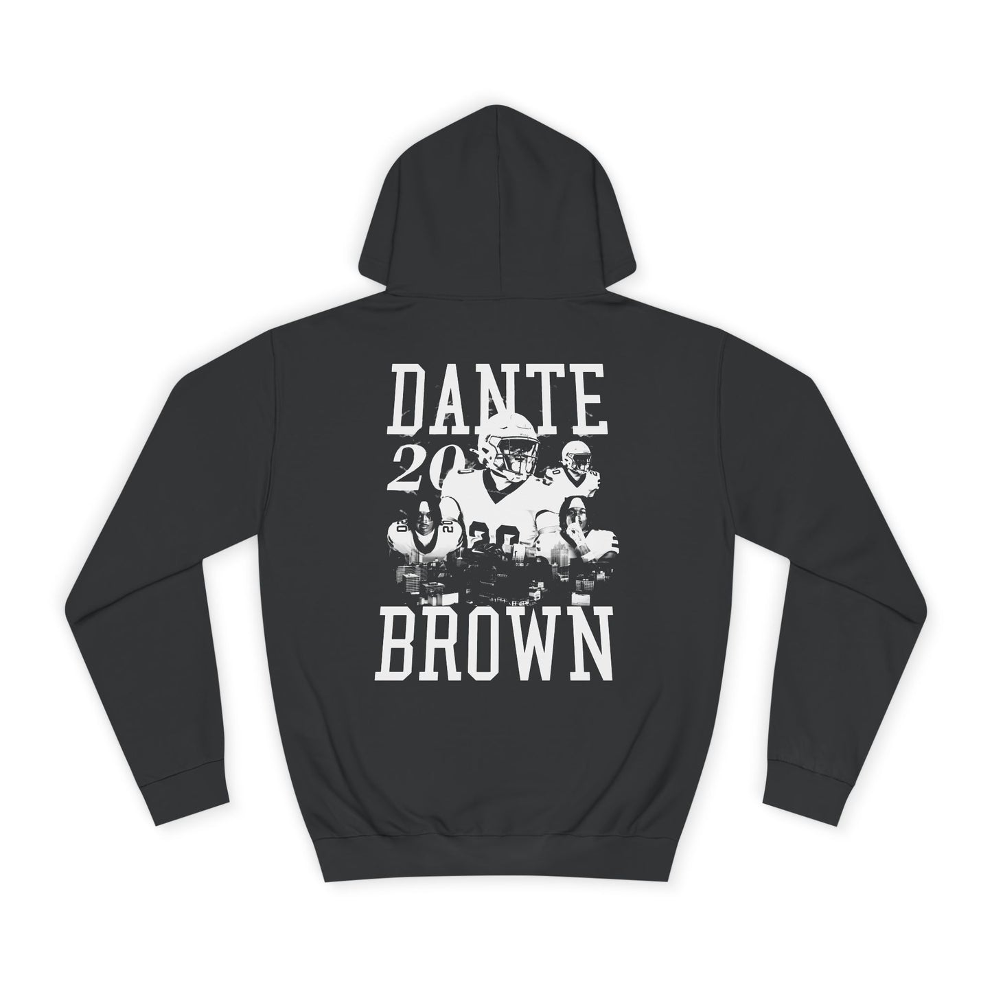 Dante Brown Vintage Blackout Premium Hoodie