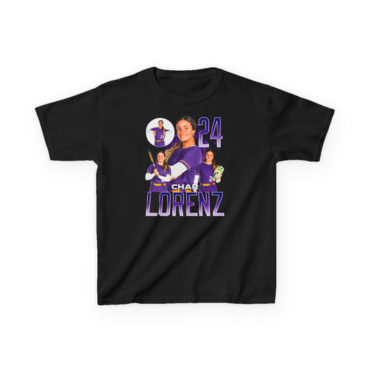 Char Lorenz Name & Number Combo Kids Tee